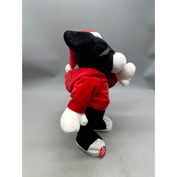 Merry Bright Singing & Dancing Bulldog Christmas Plush Toy 14" Tall READ - Picture 2 of 9